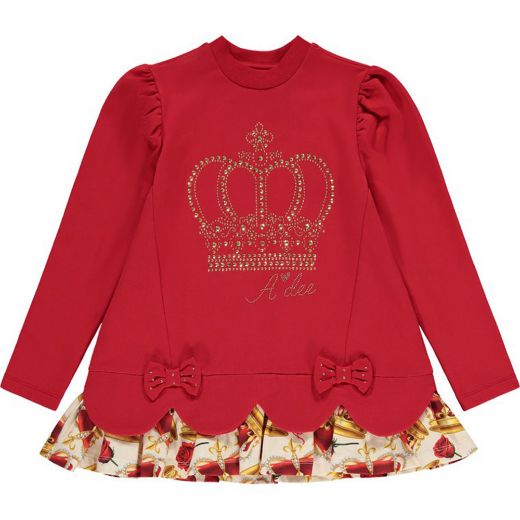 Picture of A Dee Girls 'Claire' Red Crown Legging Set