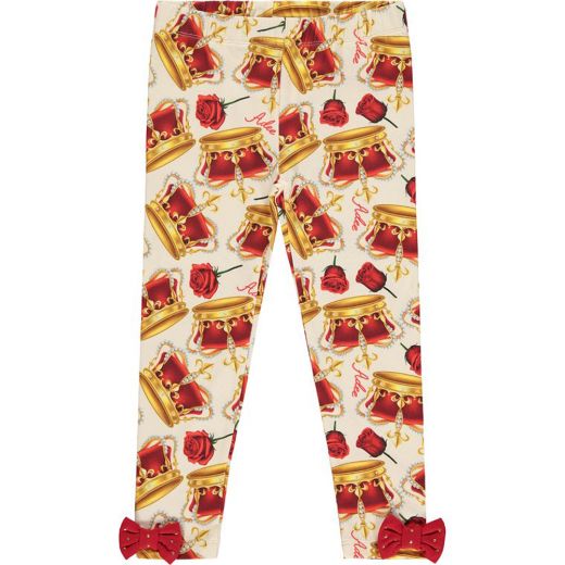 Picture of A Dee Girls 'Claire' Red Crown Legging Set