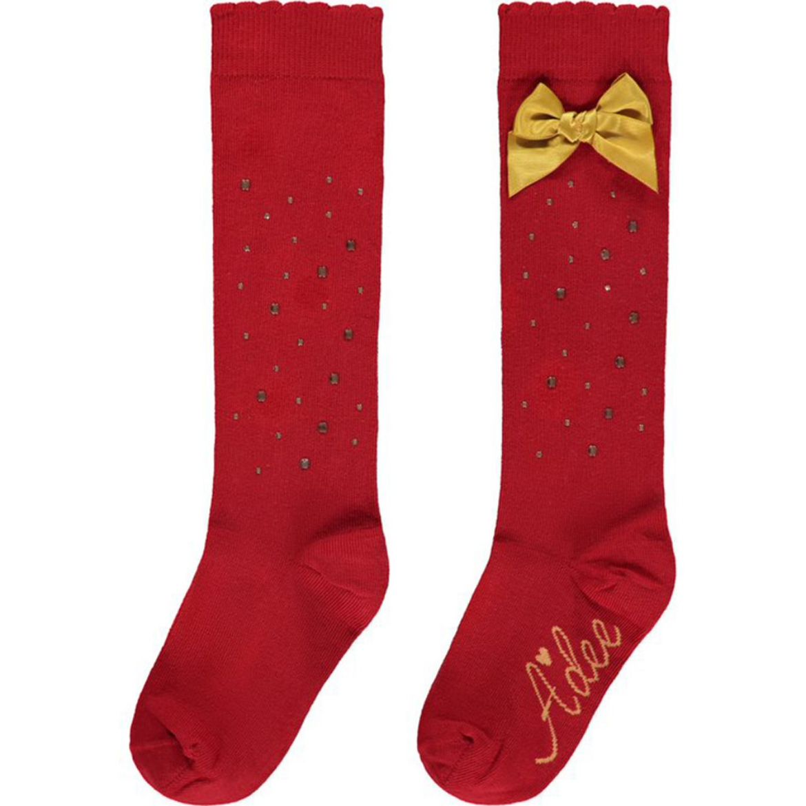 Picture of A Dee Girls 'Cee-Cee' Diamante Knee Socks