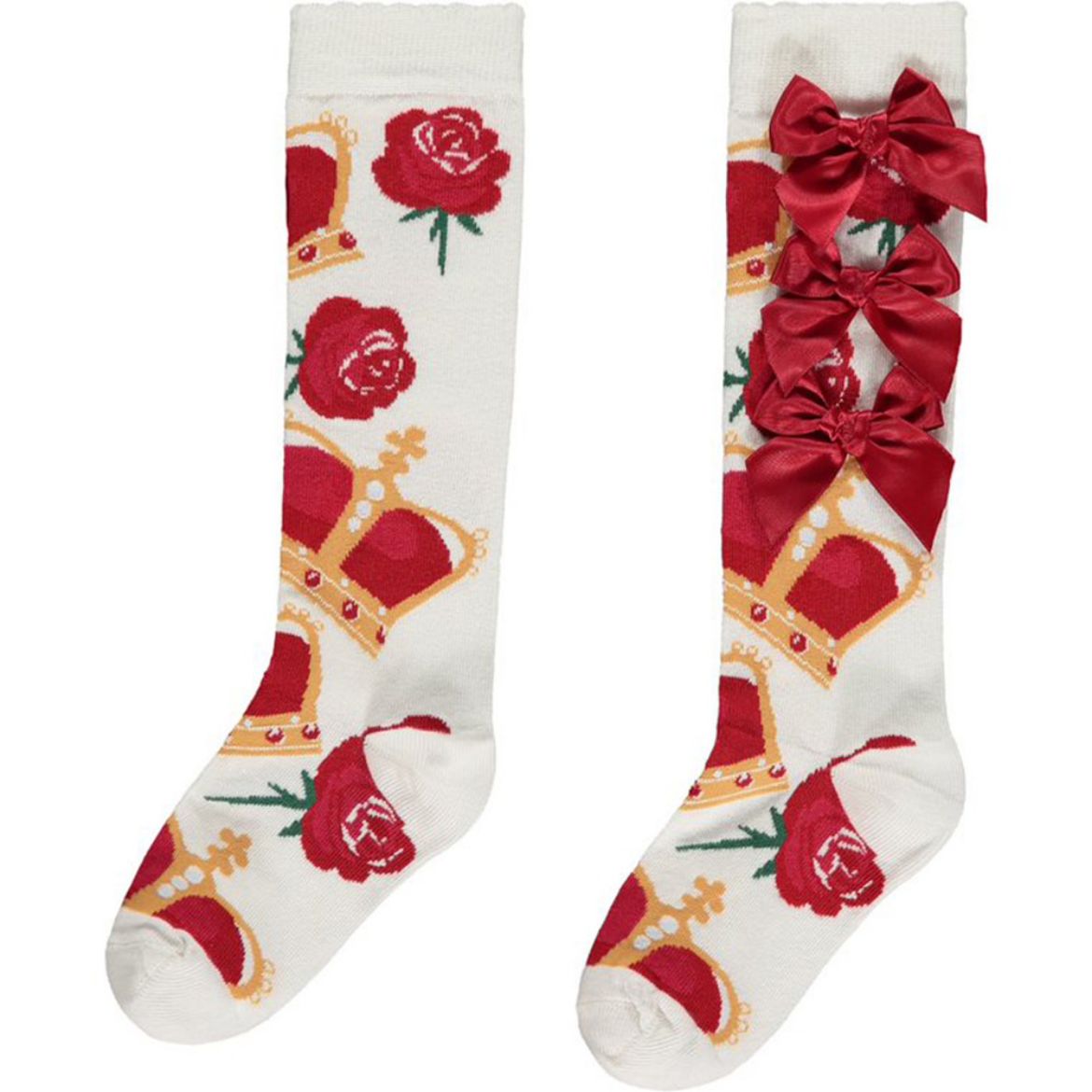 Picture of A Dee Girls 'Cora' Crown Knee Socks