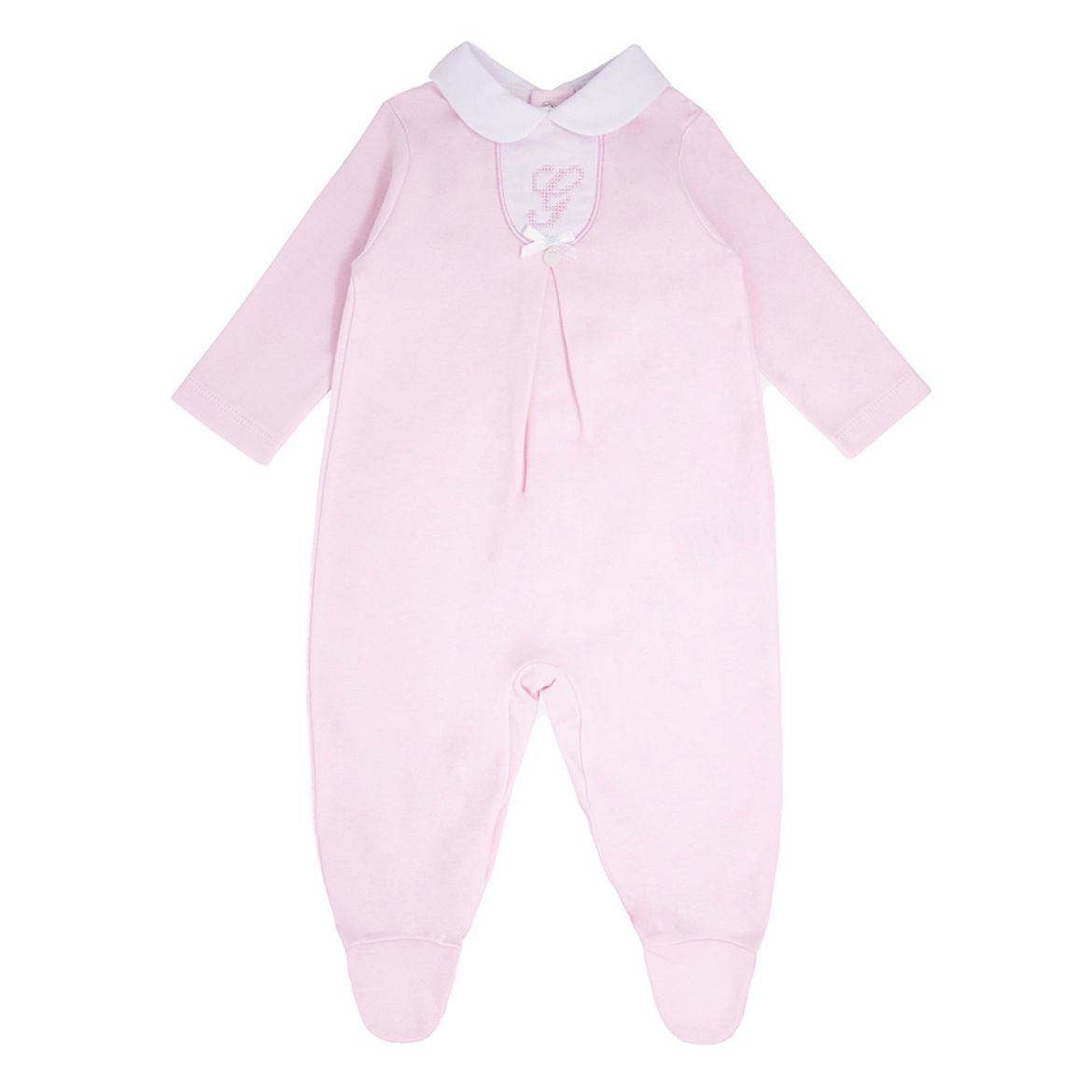 Picture of Blues Baby Girls Pink Logo All In One