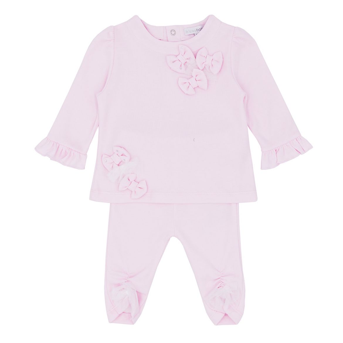 Picture of Blues Baby Girls Pink Bow Legging Set