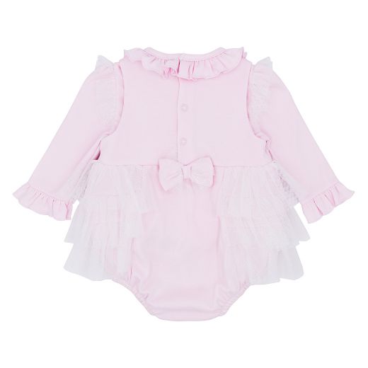 Picture of Blues Baby Girls Pink Bloomer Bow Set