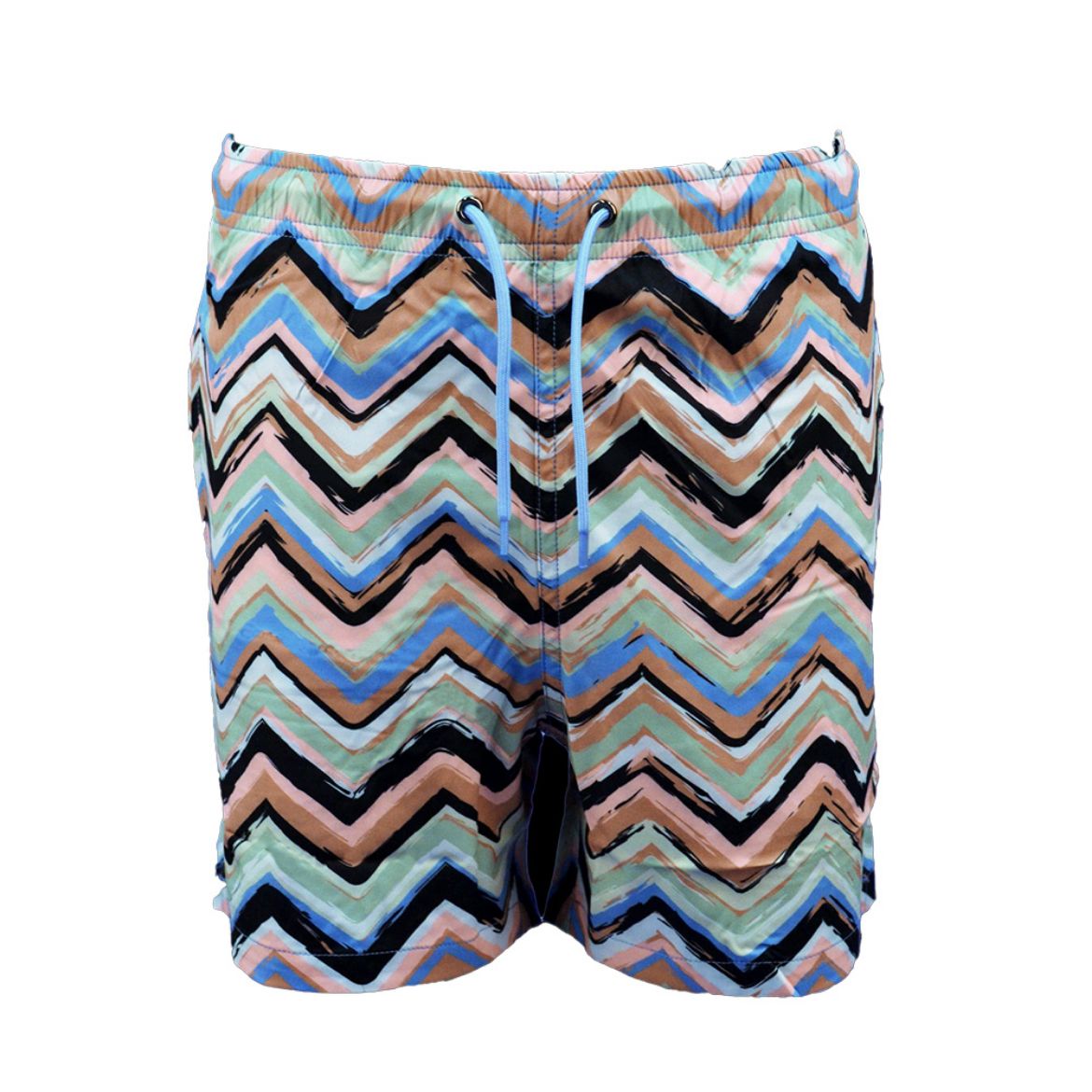 Picture of Moda Bandidos Kids Brush Zig Blush Swim Shorts