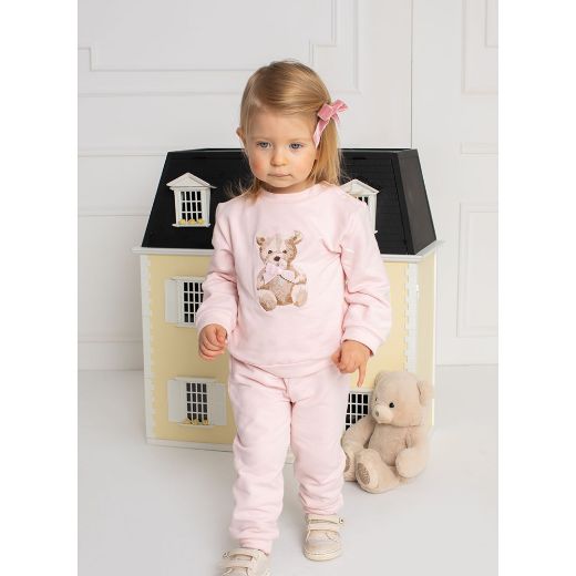 Picture of Patachou Girls Pink Bear Tracksuit