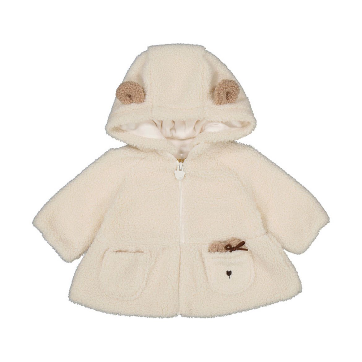 Picture of Mayoral Baby Cream Teddy Coat