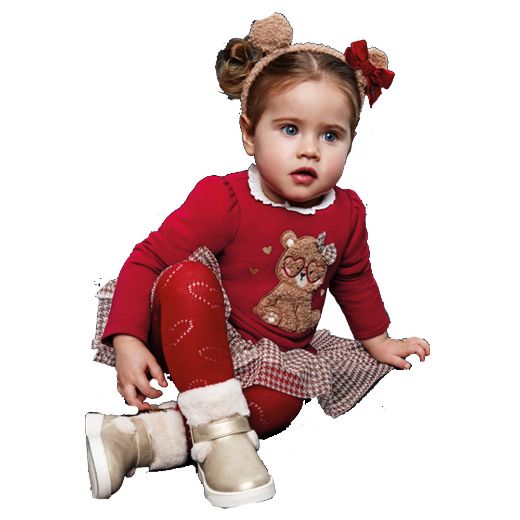 Picture of Mayoral Baby Girls Red Dress
