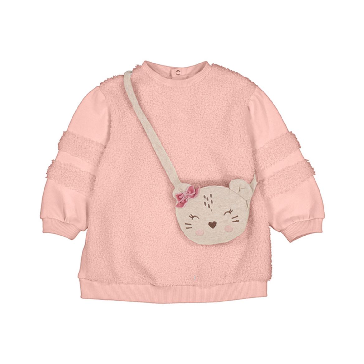Picture of Mayoral Baby Girls Pink Teddy Bag Dress