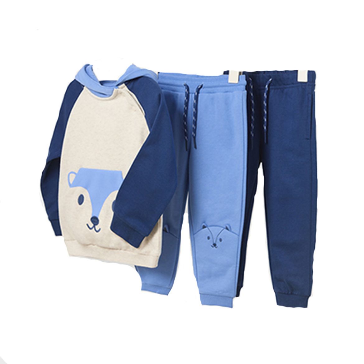 Picture of Mayoral Baby Boys 3 Piece Tracksuit With 2 Pants