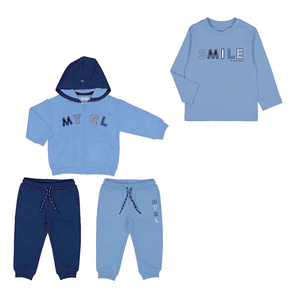 Picture of Mayoral Baby Boys 4 Piece Tracksuit