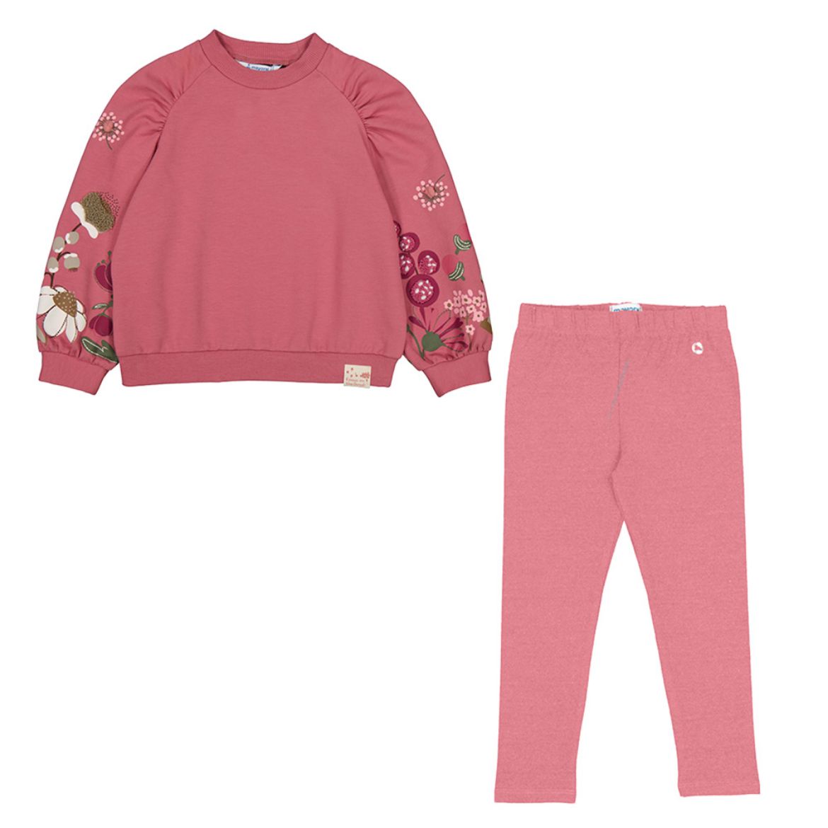 Picture of Mayoral Girls Hot Pink Jumper & Legging Set