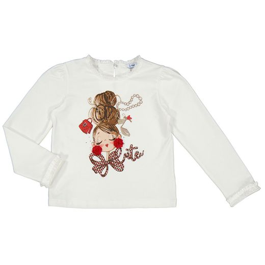 Picture of Mayoral Girls Red & White Skort Set
