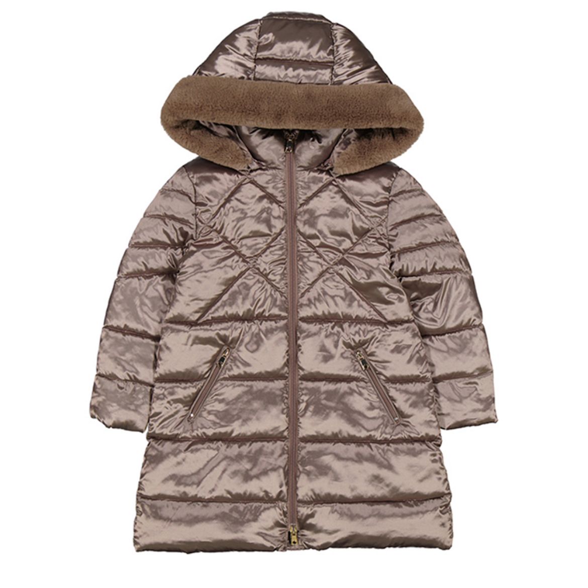 Picture of Mayoral Girls Long Hooded Coat