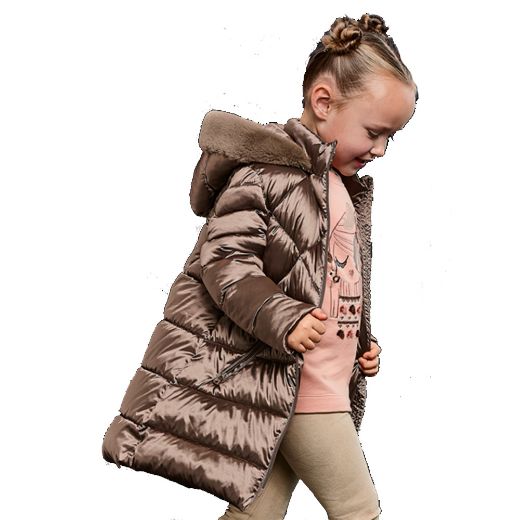Picture of Mayoral Girls Long Hooded Coat