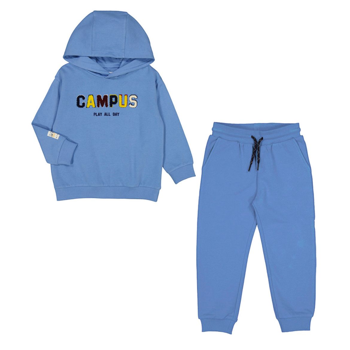 Picture of Mayoral Boys Blue 'Campus' Hooded Tracksuit