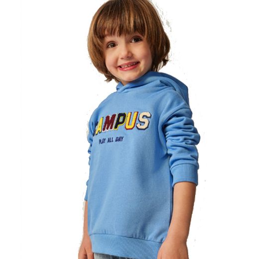 Picture of Mayoral Boys Blue 'Campus' Hooded Tracksuit