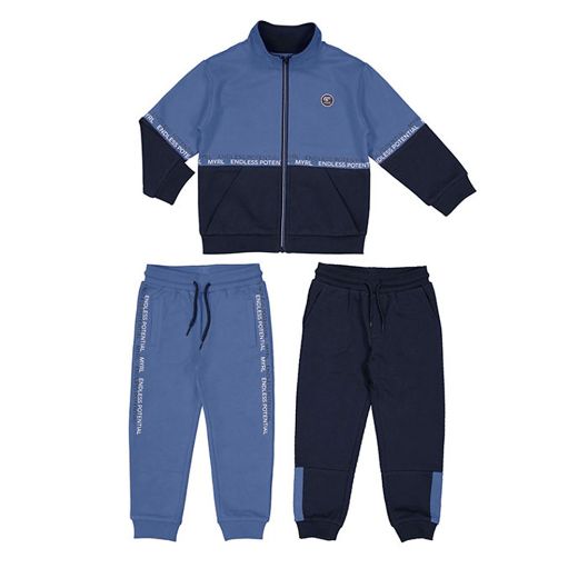 Picture of Mayoral Boys Blue & Navy Four Piece Tracksuit