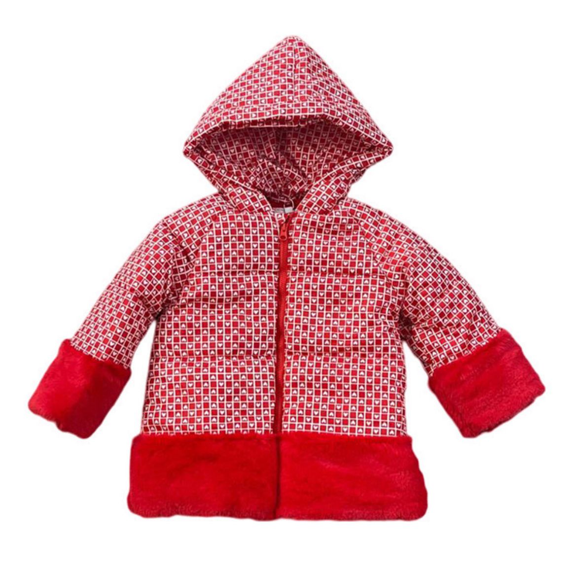 Picture of Agatha Ruiz De La Prada Girls Red Heart Coat