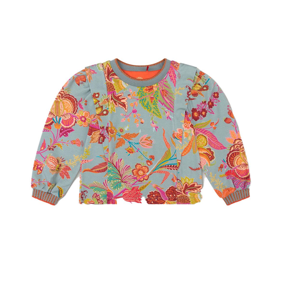 Picture of Oilily Girls Taomi Blue Long Sleeve T-shirt