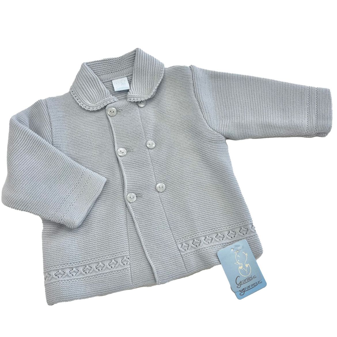 Picture of Granlei Boys Grey Knitted Cardigan