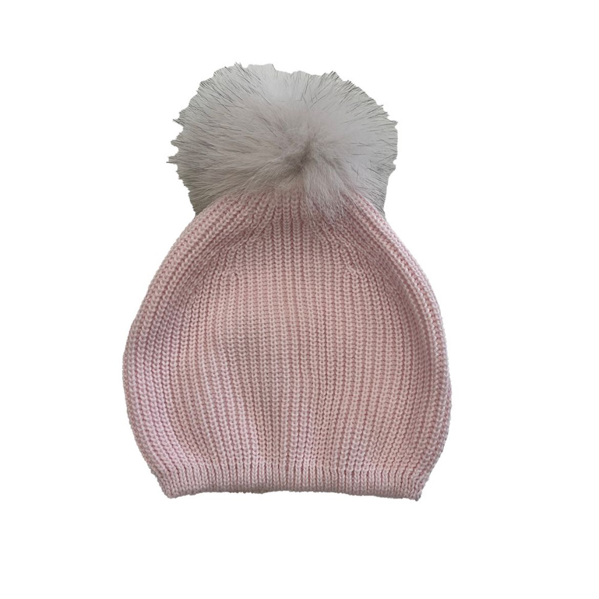 Picture of Granlei Pink Hat with Fur Pom Pom