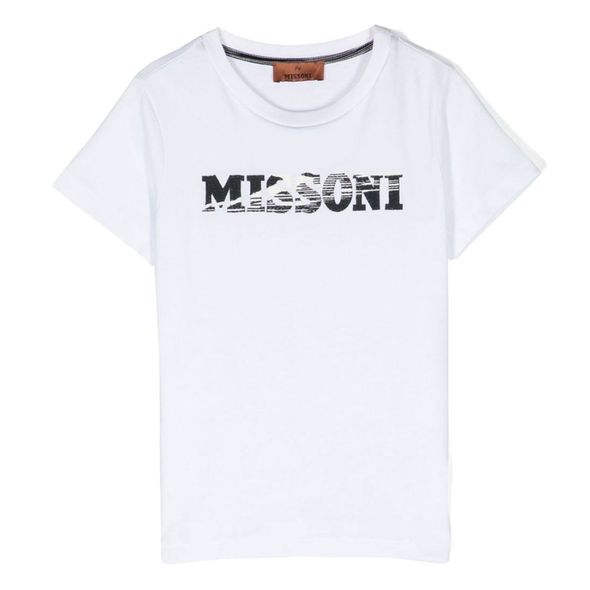 Picture of Missoni Boys White Logo T-Shirt