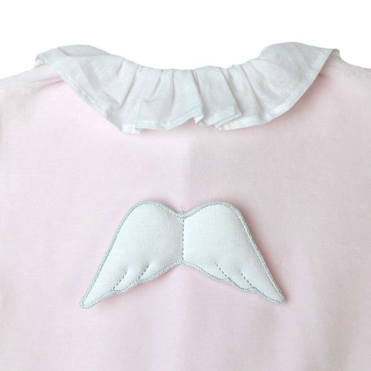 Picture of Baby Gi Baby Girls Angel Wing Velour Babygrow