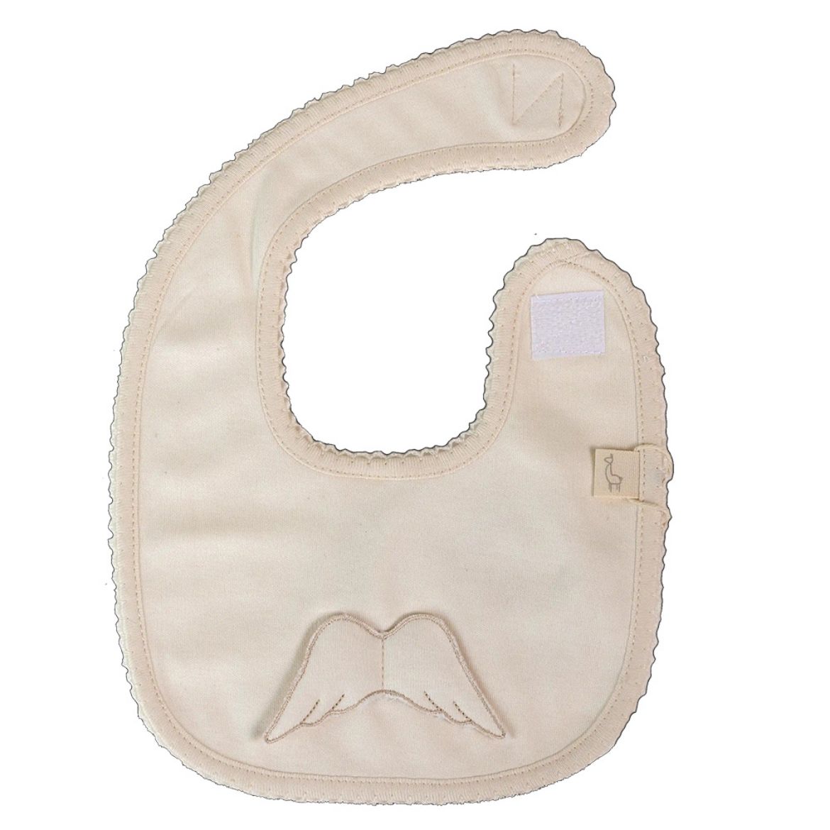 Picture of Baby G Baby Angel Wing Beige Bib