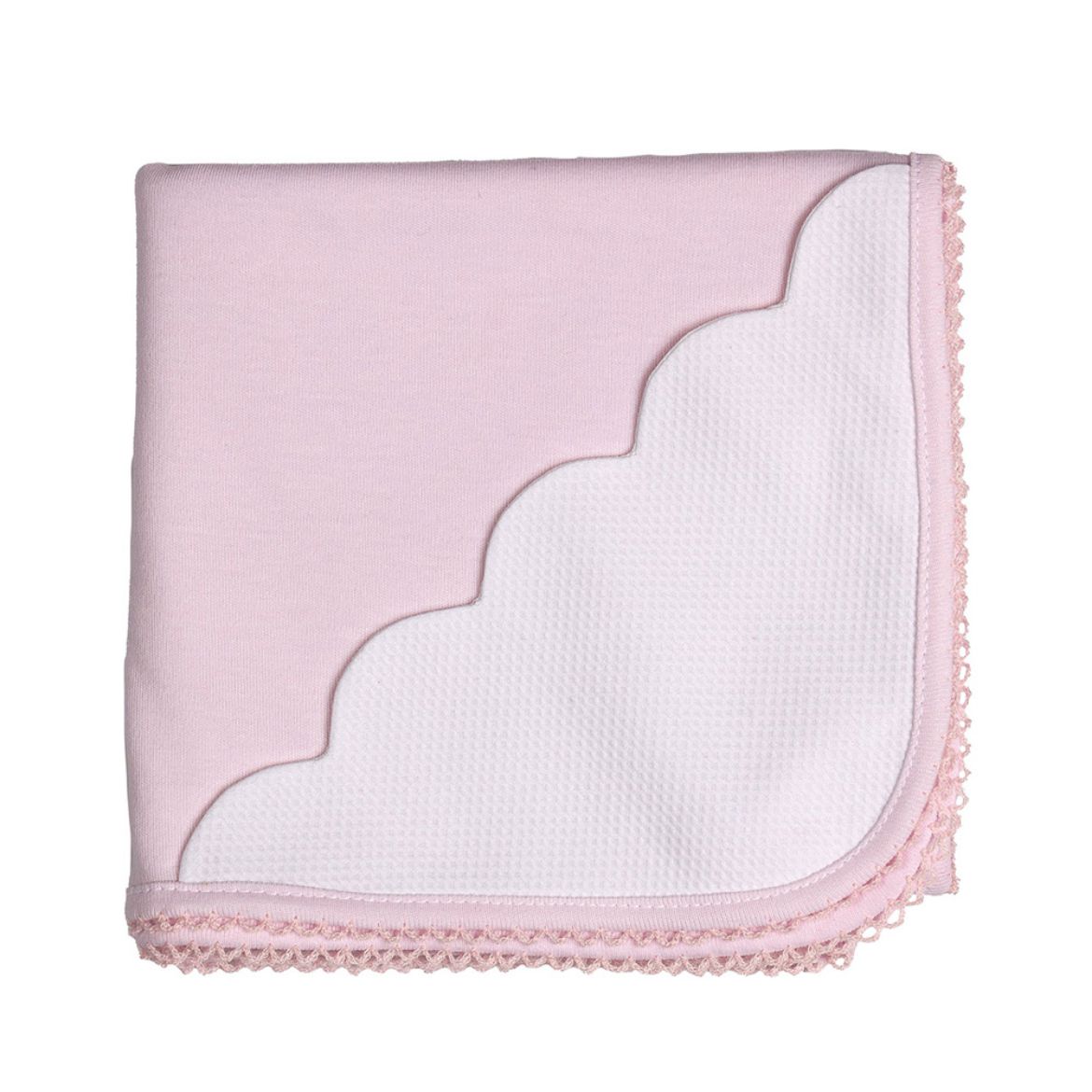 Picture of Baby Gi Pink Cotton Blanket with Plique