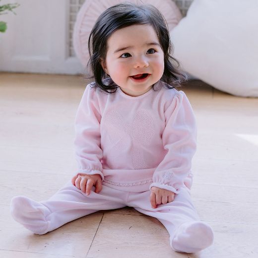 Picture of Emile Et Rose Baby Girls 'Ella' Two Piece Bow Set