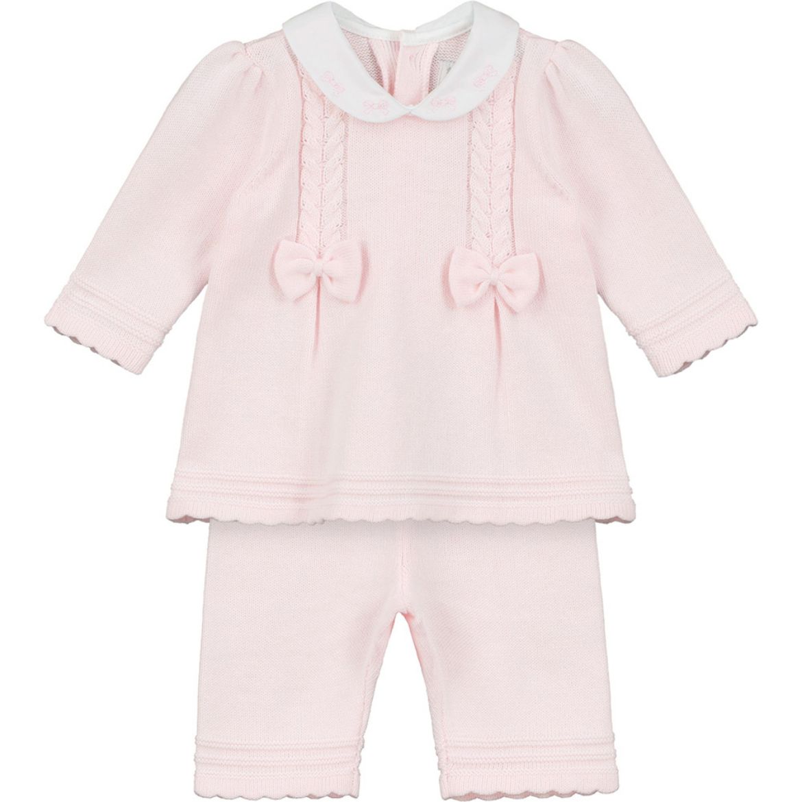 Picture of Emile Et Rose Baby Girls 'Emilia' Pink Knit Two Piece Set