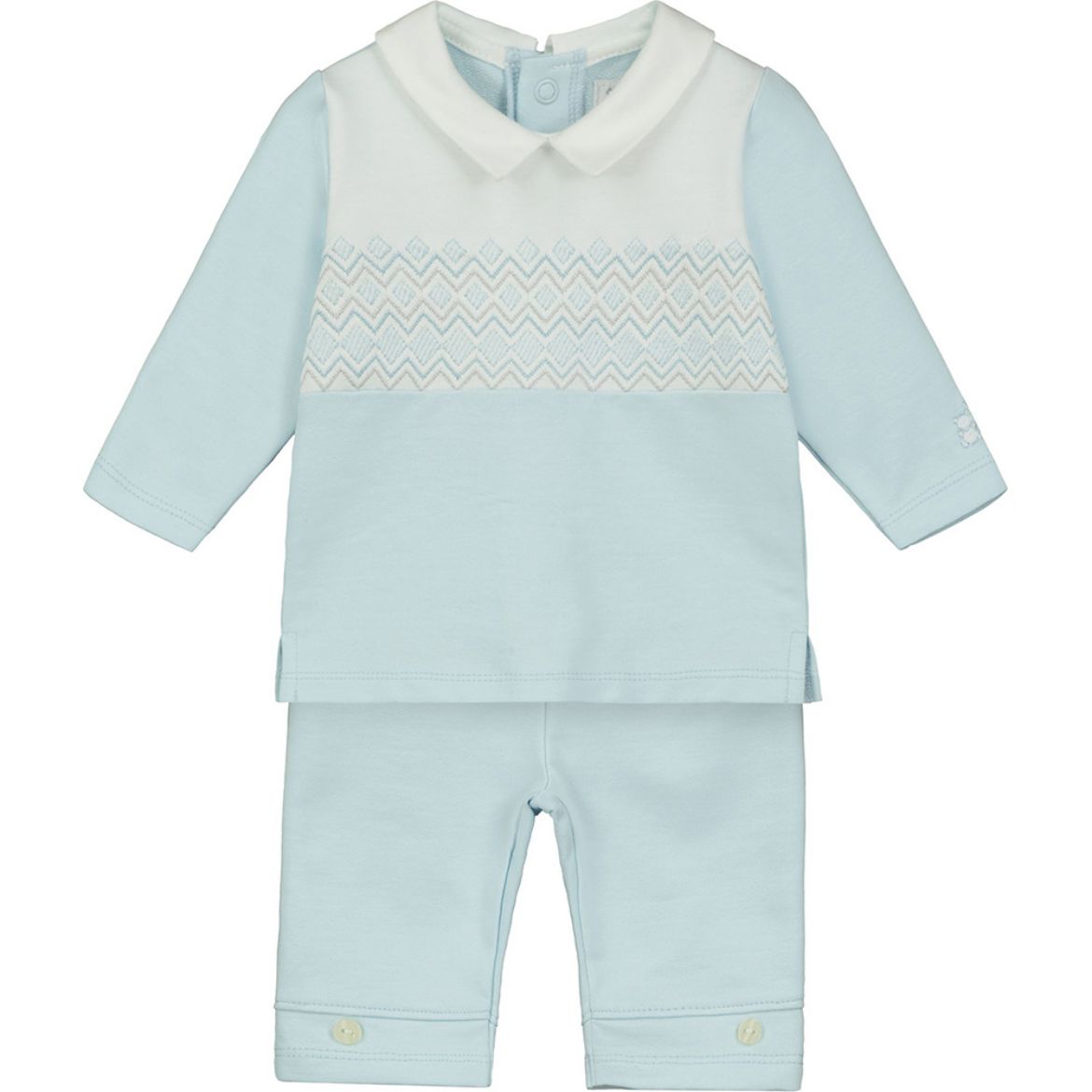 Picture of Emile Et Rose Baby Boys 'Elijah' Blue Two Piece Set