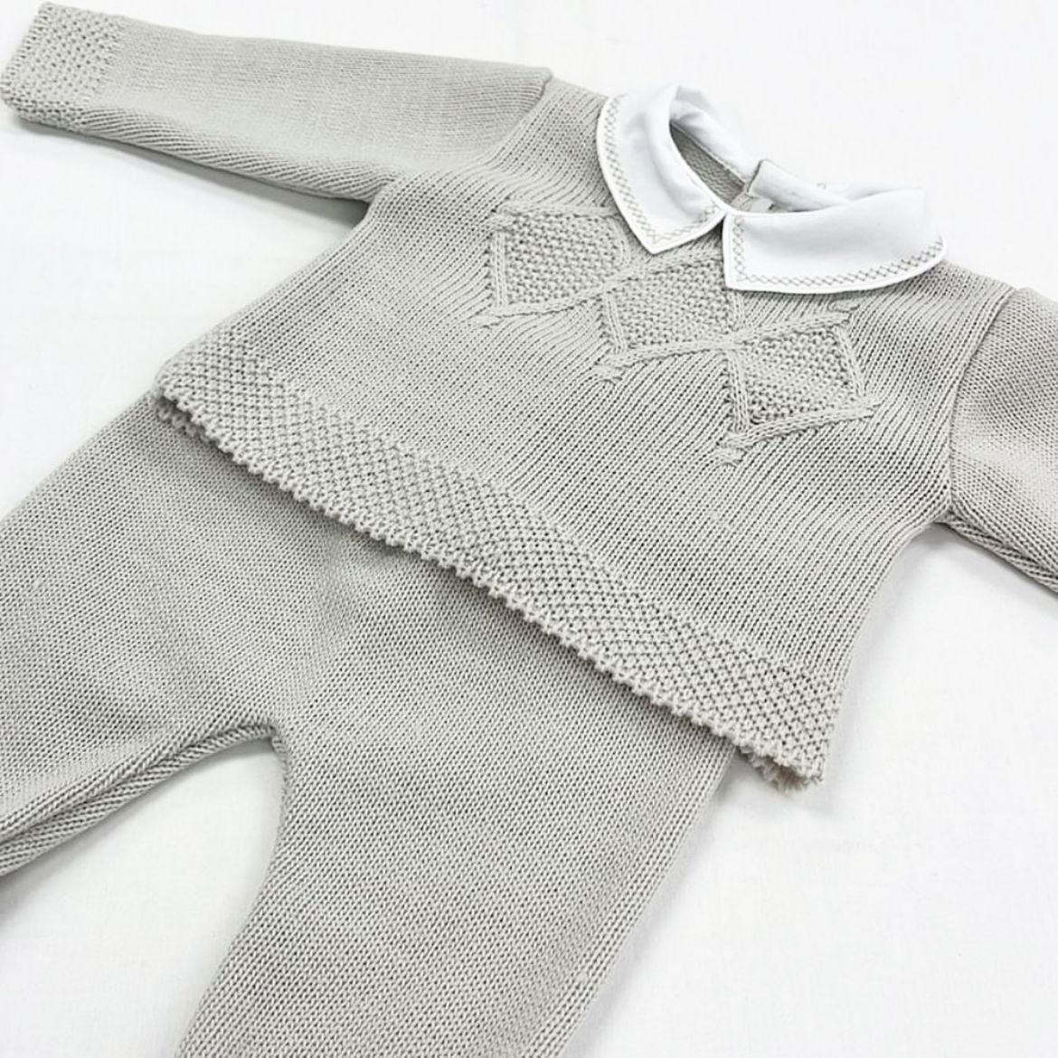 Picture of Sardon Baby Boys Beige Knit Set