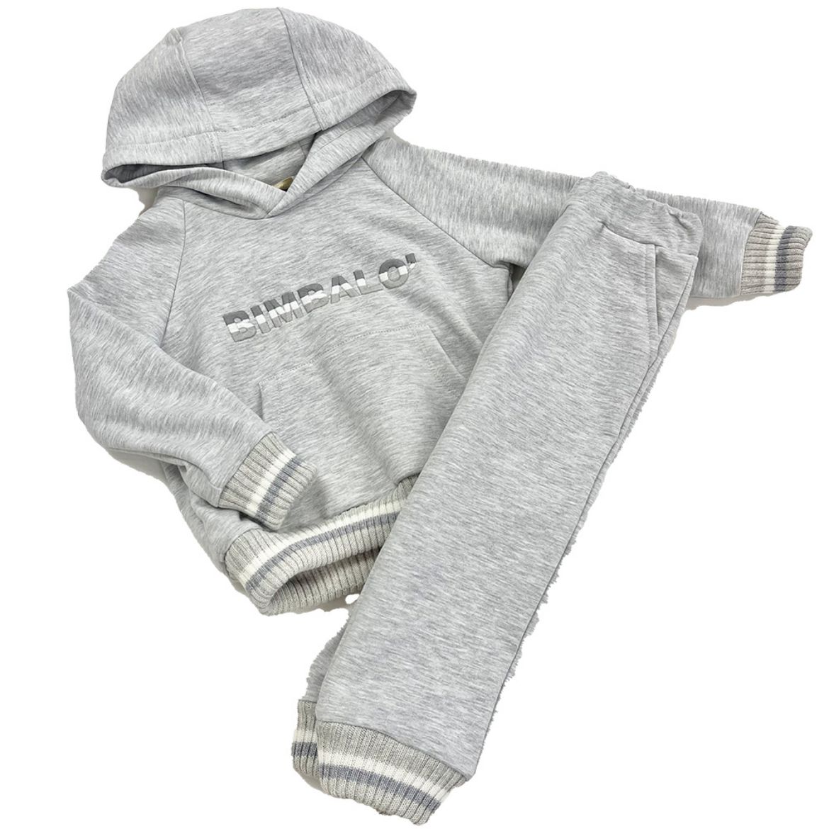 Picture of Bimbalo Boys Grey Hooded Tracksuit