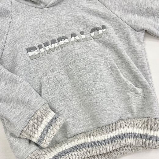 Picture of Bimbalo Boys Grey Hooded Tracksuit