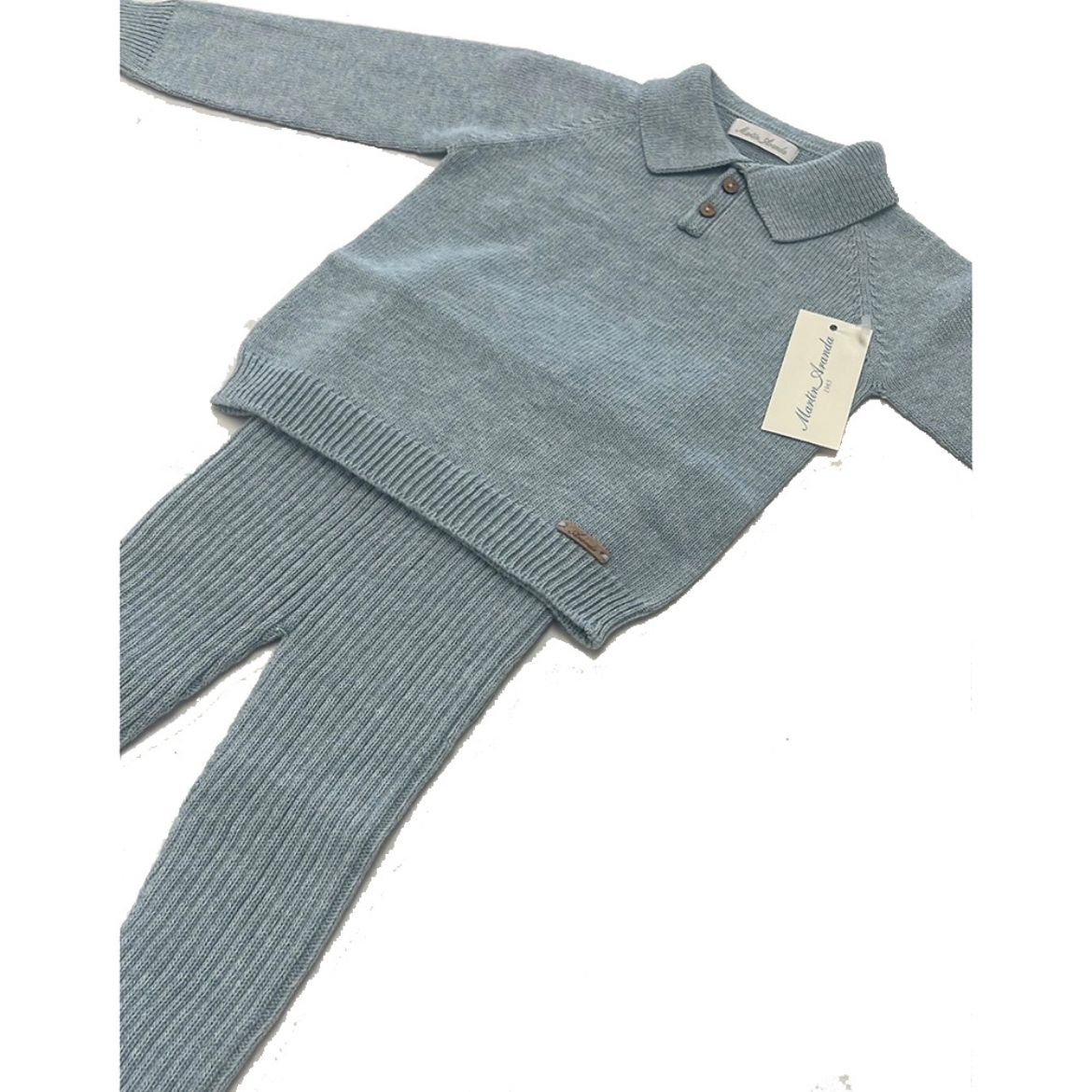 Picture of Martin Aranda Boys Blue Knit Tracksuit
