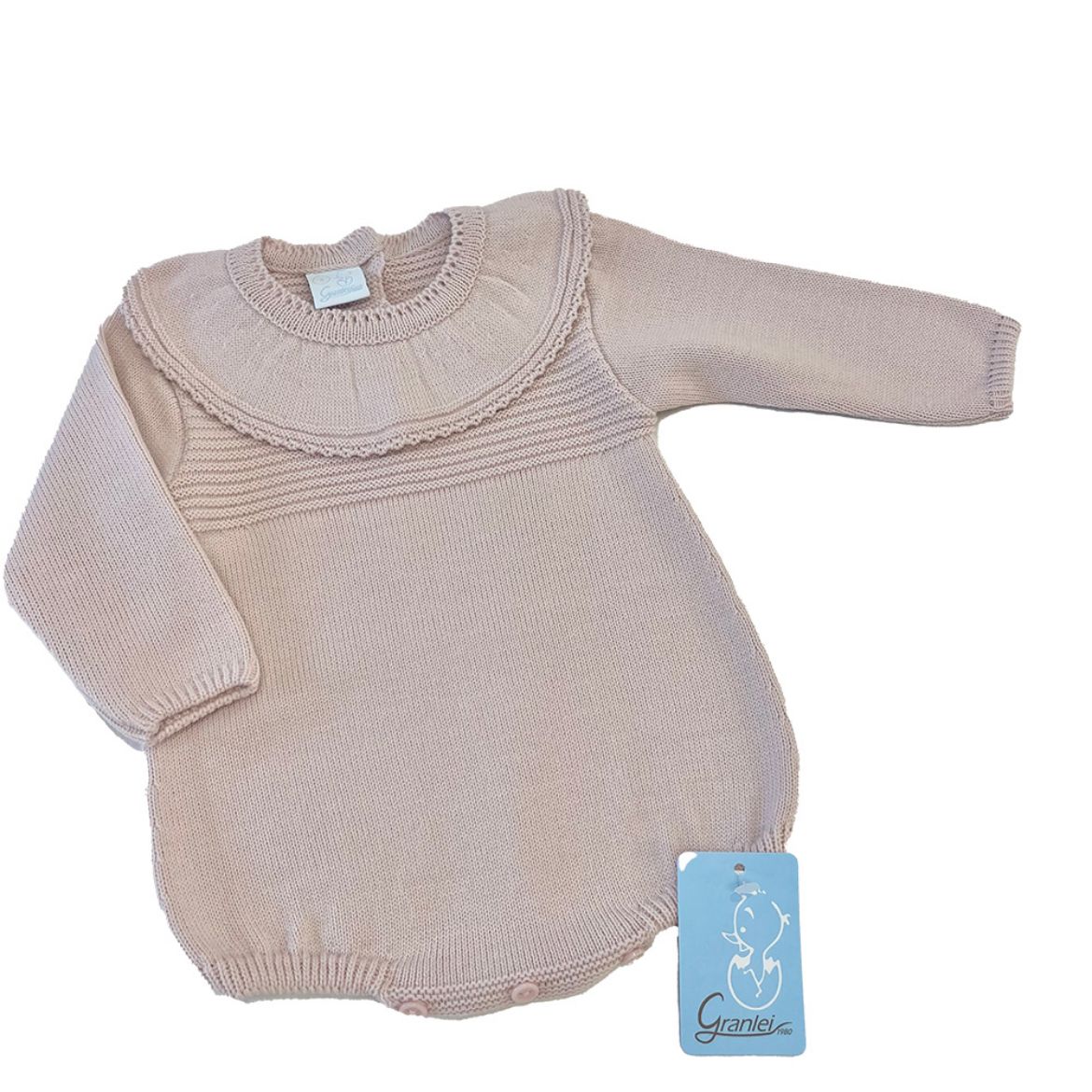 Picture of Granlei Dusty Pink Knitted Romper