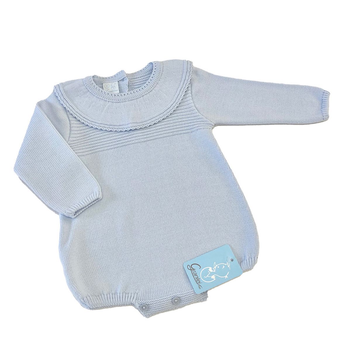 Picture of Granlei Blue Knitted Romper