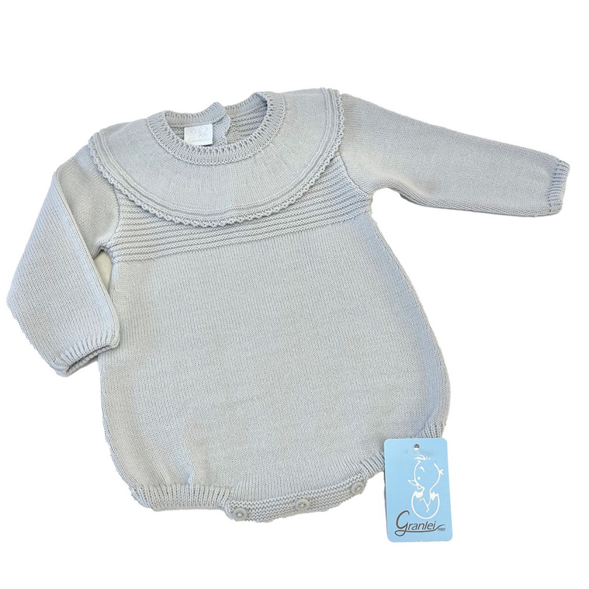 Picture of Granlei Grey Knitted Romper