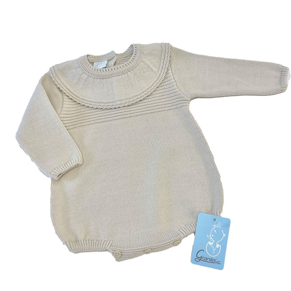 Picture of Granlei Beige Knitted Romper