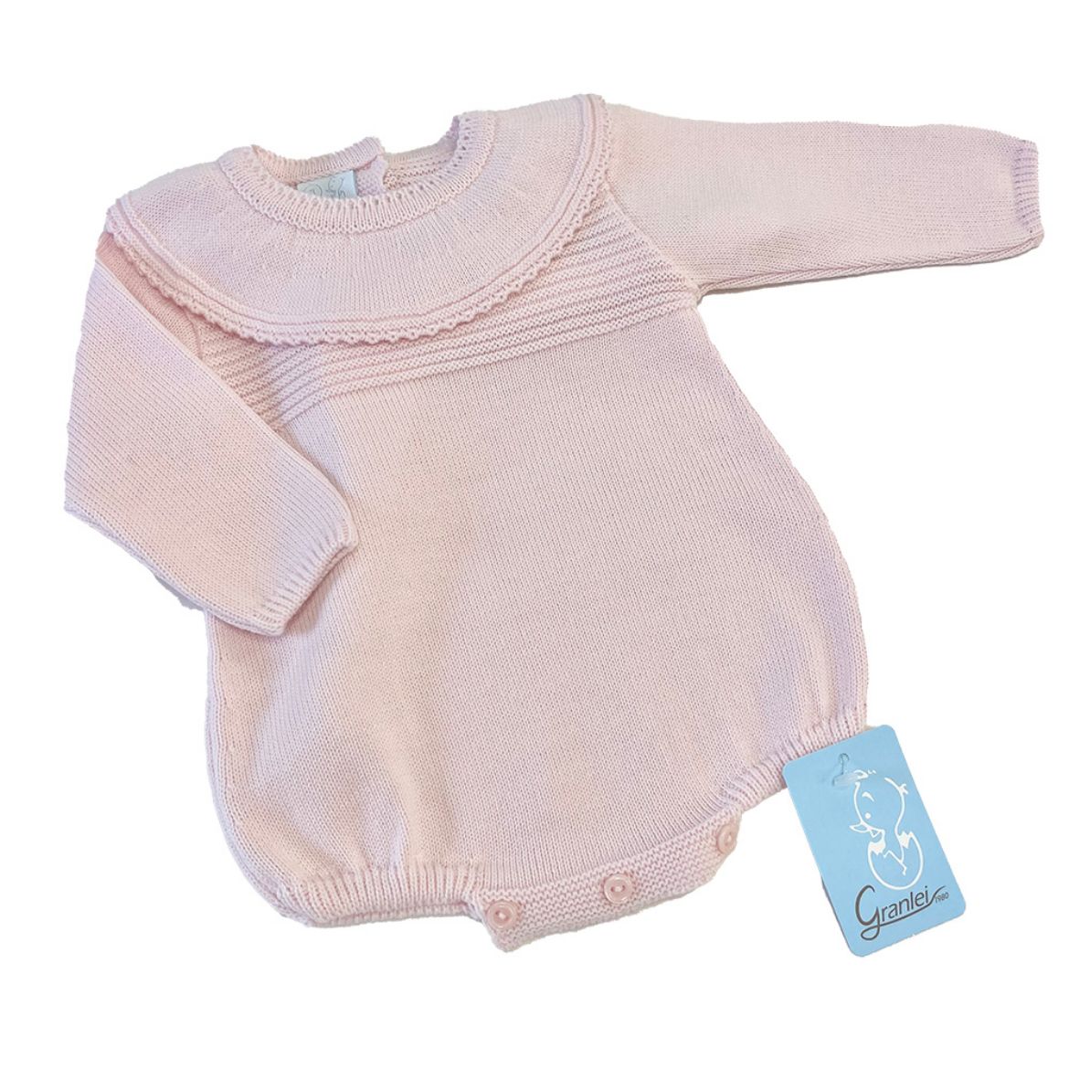 Picture of Granlei Pink Knitted Romper