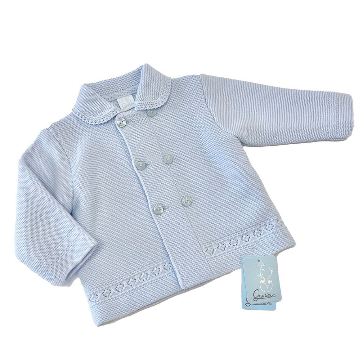 Picture of Granlei Boys Blue Knitted Cardigan 