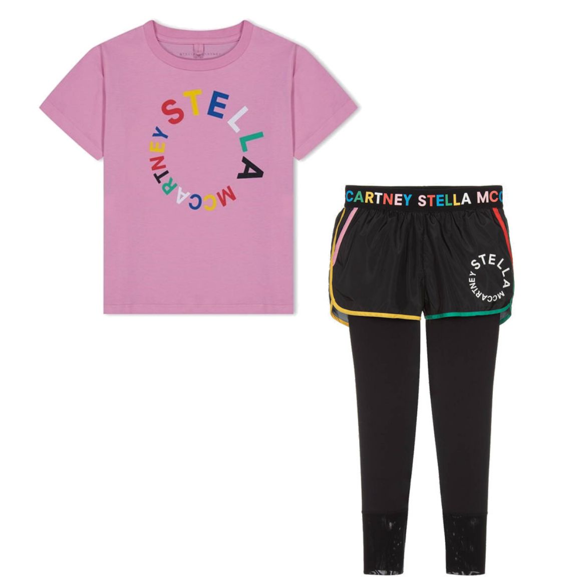 Pink short leggings hotsell