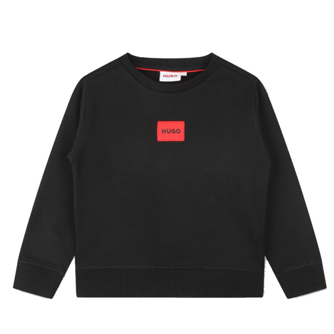 Picture of Hugo Boys Black Small Logo Sweatshirt