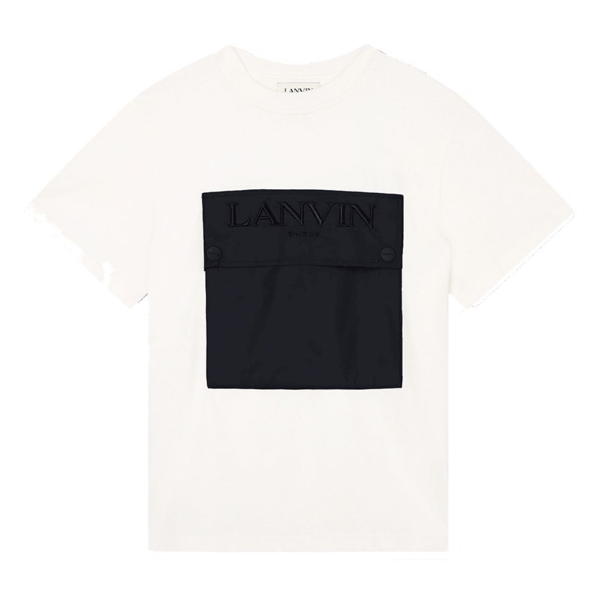 Picture of Lanvin Boys White Pocket Logo T-shirt