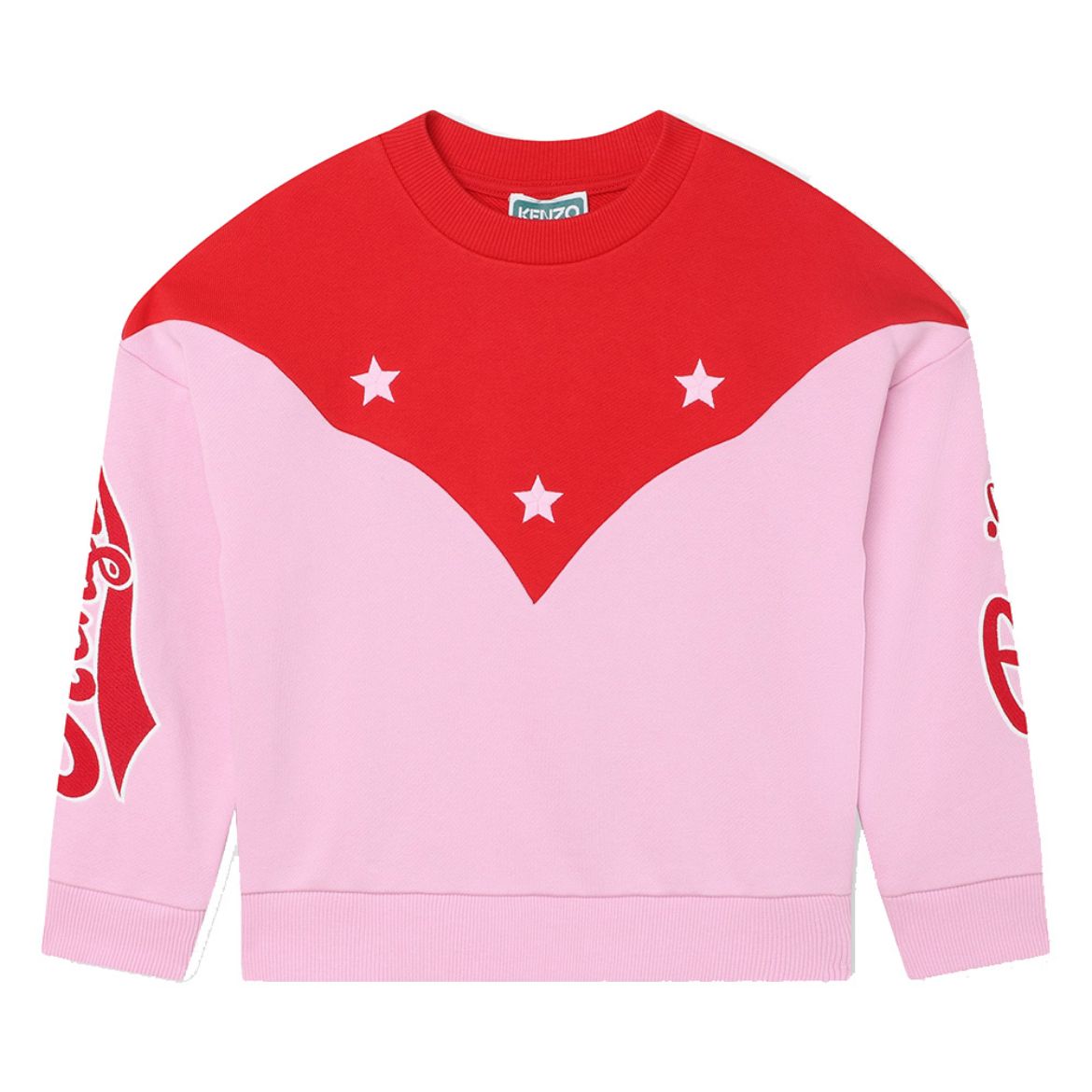 Picture of Kenzo Girls Pink & Red Sweatshirt