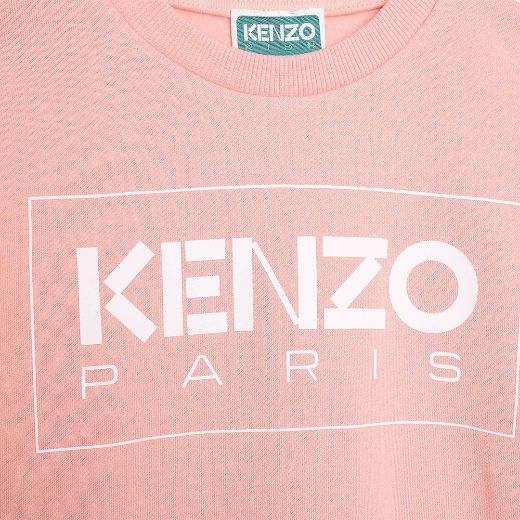 Picture of Kenzo Girls Nude Logo Sweatshirt