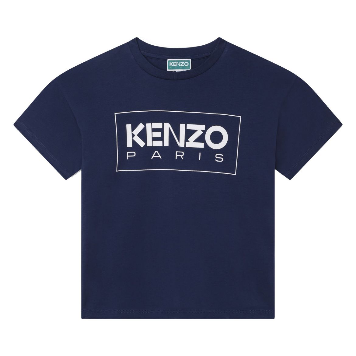 Picture of Kenzo Boys Navy Logo T-shirt