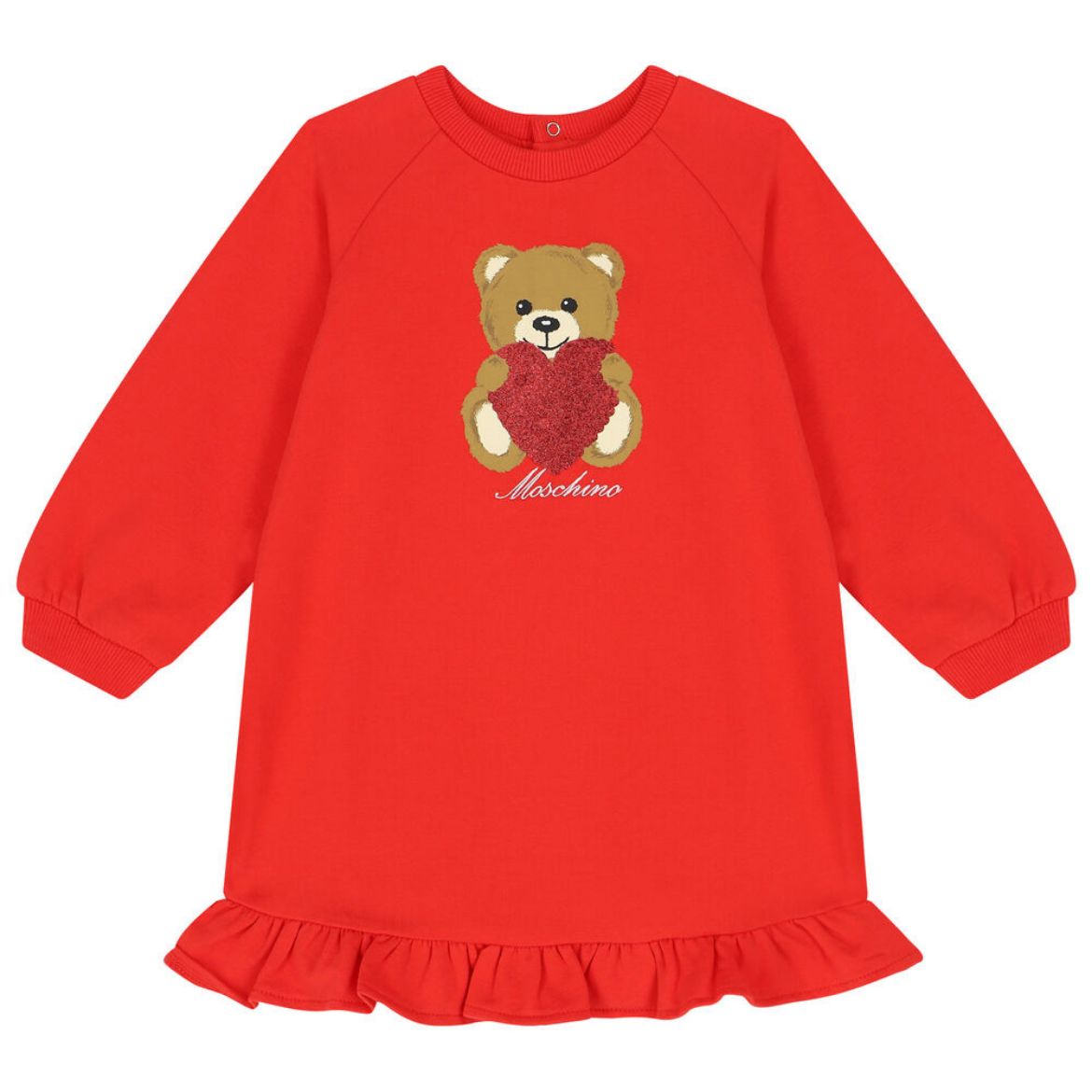 Picture of Moschino Baby Girls Red Teddy Dress