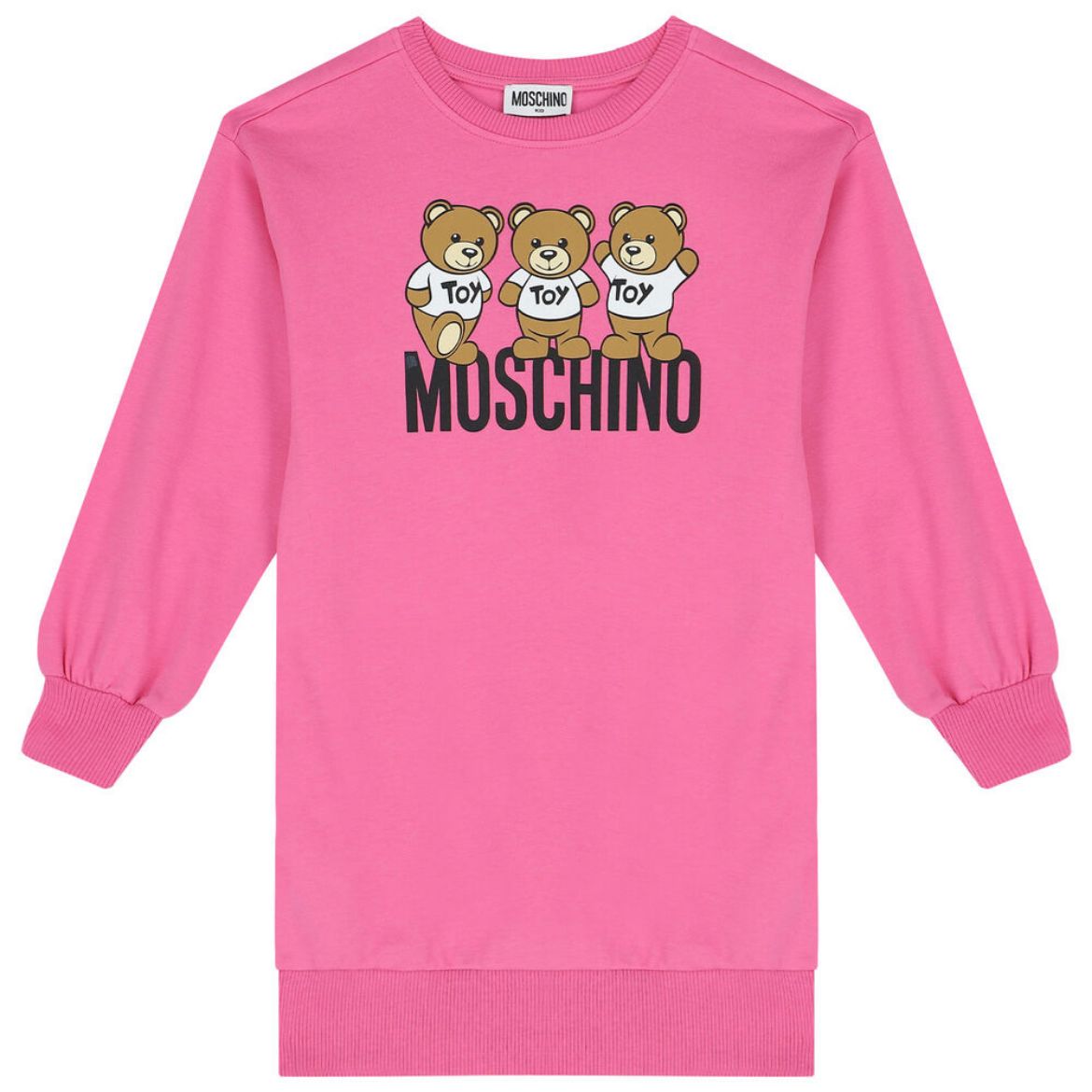 Picture of Moschino Girls Fuchsia Pink Teddy Dress